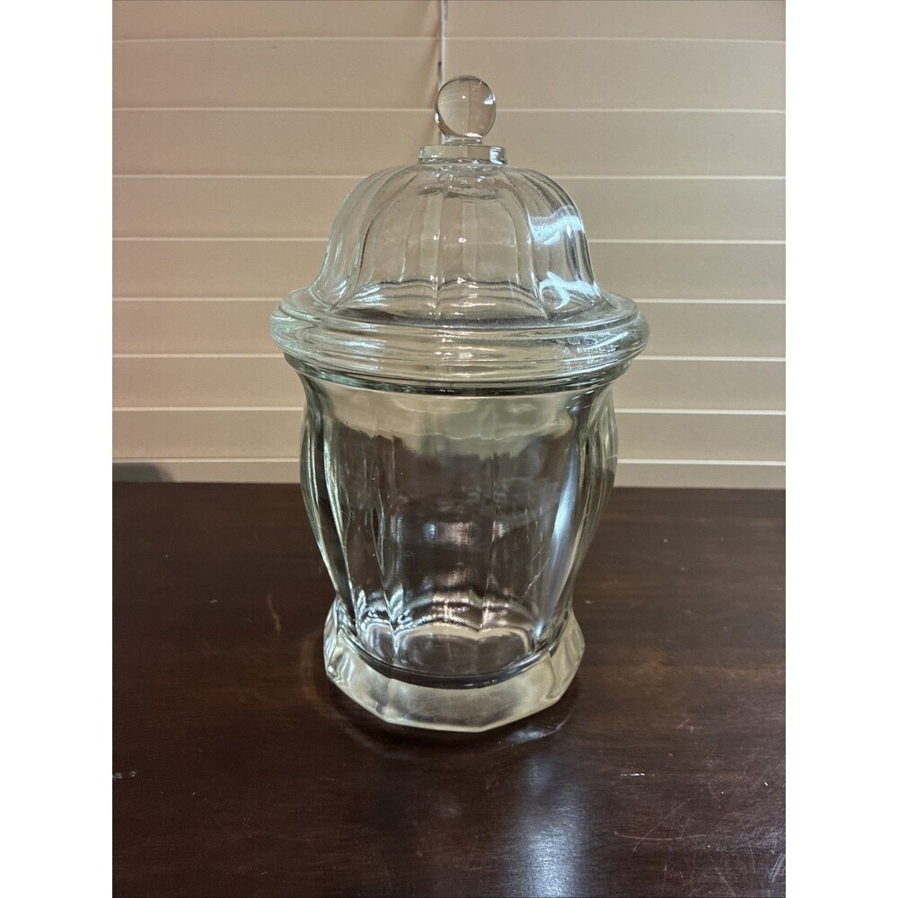 Vintage Indiana Glass Apothecary Jar